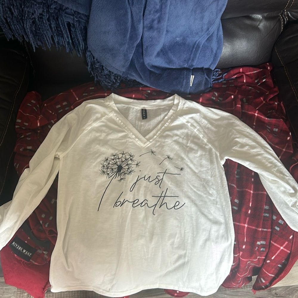 Long sleeve white shirt. Never worn